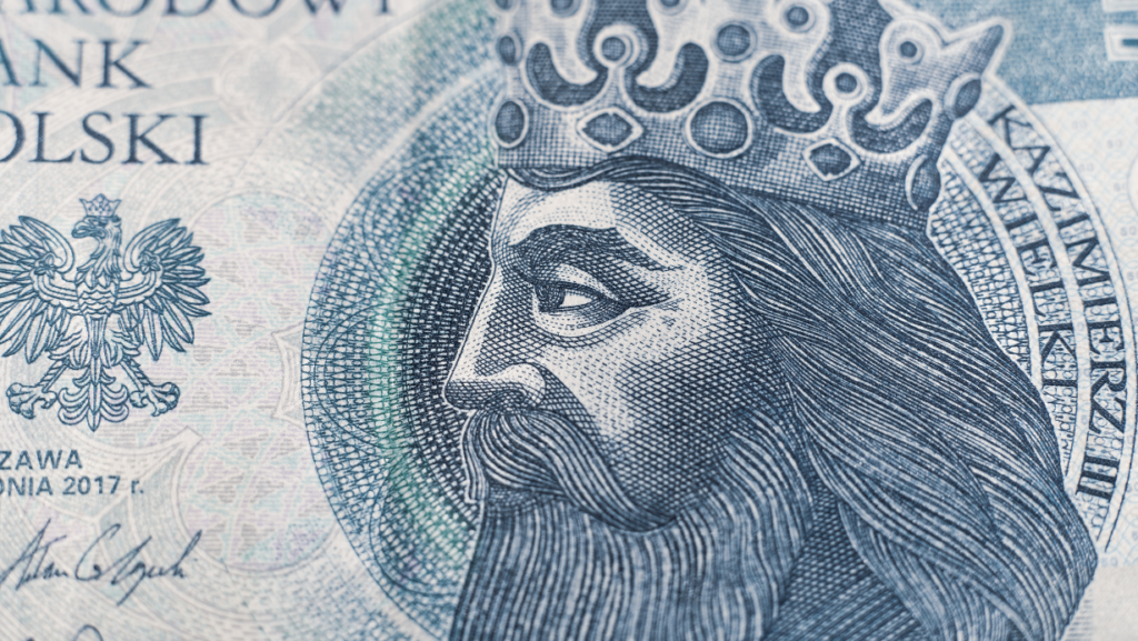 Wizerunek Kazimierza Wielkiego na banknocie