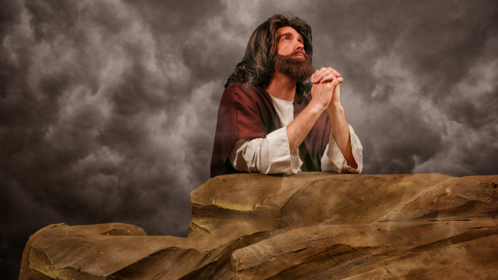 Modlący się Jezus Chrystus