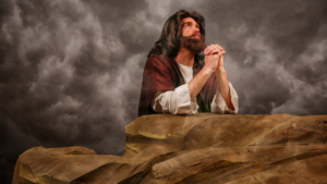Modlący się Jezus Chrystus