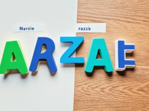 na razie czy narazie,