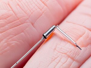 usuwanie włókniaka nitką,