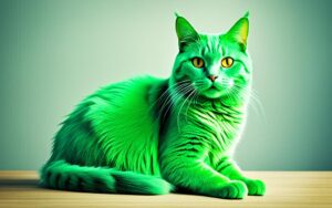 Zielony kot